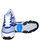 Firefly Full Rubber Cricket Shoe Warrior In Blue  White
