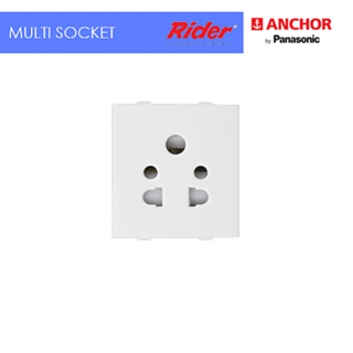 Anchor Rider 10A Multi Modular Socket White (10 Pcs)