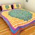 GRJ India Abstract Print Pure Cotton Double BedSheet With 2 Pillow Covers