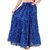 Decot Paradise Lahriya Blue Color casual  cotton  Long Women's Regular Skirt