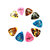 5 Pieces Guitar Picks Plectrum Standard Style 0.46 Mm - High Quality By Sg Musical