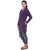 SAACHI Purple Womens Casual Sweater