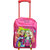 Butterfly Waterproof Princess Barbie Pink 15 School Trolley Backpack