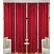 Geo Nature Eyelet red bamboo door Four Curtains 4X7 (4CR087)