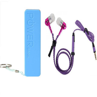 power bank and earphone combo