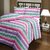 ABB Aaditya Cotton Rich Abstract Double Bedsheet with 2 pillow cover