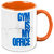 Homesogood Gym Is Where I Work Office Quote White Ceramic Coffee Mug - 325 Ml