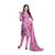 Drapes Pink Crepe Printed Salwar Suit Dress Material (Unstitched)