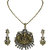 Zaveri Pearls Temple Collection Necklace Set-ZPFK4236