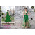 BanoRani Green Color Faux Georgette  Embroidery Full Length Anarkali Gown Style