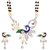 FASHION FRILL NEW AD DANCING PEACOCK MANGALSUTRA WITH MATCHING EARRINGS (FF142)