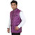 Getabhi Purple Polyester Modi Jacket