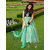 BanoRani Rama Green Color Velvet, Net  Brasso Semi Stitched Anarkali Suit
