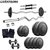 Livestrong Home Gym Set With 26 kg Weight +3ft Curl Rod+Dumbbells Rod+Gloves
