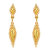 The Pari Earring With Gold  White Combination.