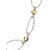 LeCalla Multi Link Gold Ball Chain Necklace