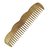 Prakrita Handicraft Beautiful Very Wide Tooth Comb By Neem Wood (Pack of 3)