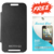 MOTO G2 FLIP COVER (BLACK) WITH FREE SCREEN GUARD