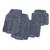 Grey Colour Rubber Foot Mat for Car Floor Universal Size