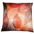 Lushomes Digital Printed Leaves Cushion Cover on Ultra Premium Whiteout Fabric