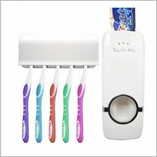 Automatic Toothpaste Dispenser And Tooth Brush Holder Set