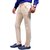 Men's Beige Slim Fit Casual Trouser chinos (TFMSATCBE)