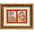 HANDICRAFTS PARADISE MARBLE WALL DCOR MUGHAL PAIR PAINTING FRAMED HPMR15019