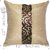 print stripe brown at beige cushion cover 12 x 12 inches (1 pcs)