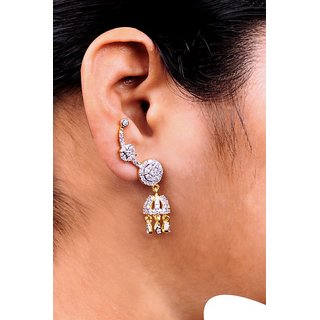 Buy Designer Ear cuff earrings Online 1500 from ShopClues