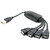 4 Port USB 2.0 High Speed Cable Hub for Pc Laptop
