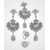 Treasure Studded Sterling Silver Jewellery Set(3SW15797A3)