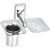 Stainless Steel Soap Dish With Tumbler Holder- Omni Series (O-109)