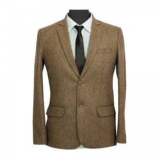 Buy Blackthread Brown Coffee Colour - Classic Blazer For Mens Online ...