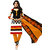 Drapes Multicolor Cotton Block Print Salwar Suit Dress Material (Unstitched)