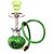 Being Nawab Designer Long Neck Green 12 Inch Glass Hookah (GEBNHI4G)