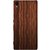 Casotec Wooden Design Hard Back Case Cover for Sony Xperia Z4