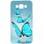 Casotec Flying Butterflies Design Hard Back Case Cover for Samsung Galaxy E7