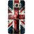 Casotec London Flag wallpaper Design Hard Back Case Cover for Samsung Galaxy Note 5