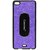 Casotec Metal Back TPU Back Case Cover for Micromax Canvas Sliver 5 Q450 - Purple gz2650452