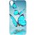 Casotec Flying Butterflies Design Hard Back Case Cover for HTC Desire 820