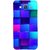 Casotec Blocks Rainbow 3D Graphics Design Hard Back Case Cover for Samsung Galaxy A3
