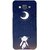 Casotec Moon Bunny Design Hard Back Case Cover for Samsung Galaxy A3
