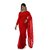 Bollywood Design Red Faux Georgette Saree With Unstitched Blouse
