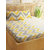 Story@Home 186 TC 100 Cotton Mustard 1 Double Bedsheet With 2 Pillow Cover