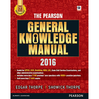 Buy The Pearson General Knowledge Manual 2016, Pb Online @ ₹699 from ...