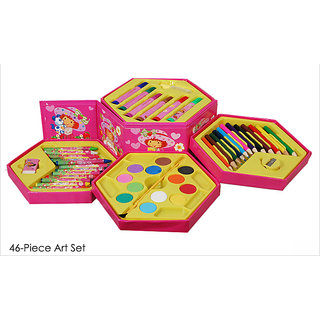 Colouring Kit for Kids - 46 Pieces