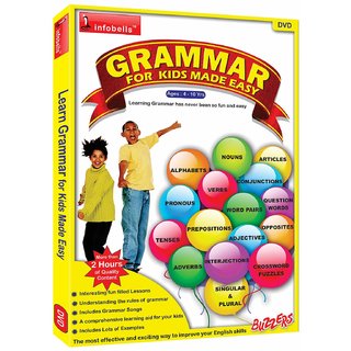 Buy Infobells Learn Grammar For Kids Made Easy Dvd Online 149 From Shopclues The dvd contains 25 3d animated rhymes amounting to the duration of 50 minutes. shopclues
