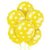 Homeshopeez Printed Balloon(Yellow, Pack of 30)