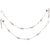 Sparkling Jewellery Non Plated Silver & White Alloy Anklets For Women