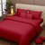 Bedspun 100 Cotton Maroon 1 Double Bedsheet With 2 Pillow Cover-Mg1011-Bs